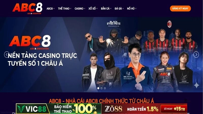 Link vào nhà cái ABC8 chính thức